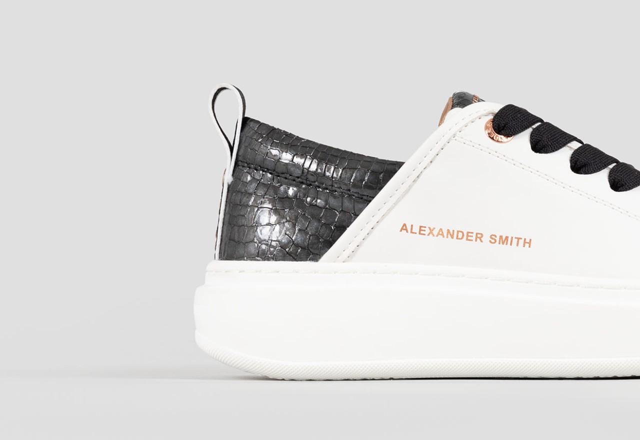 Alexander Smith ECO-WEMBLEY WOMAN WHITE BLACK Moda
