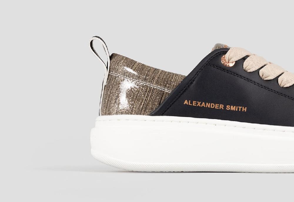 Alexander Smith ECO-WEMBLEY WOMAN BLACK GOLD Pezzi Unici