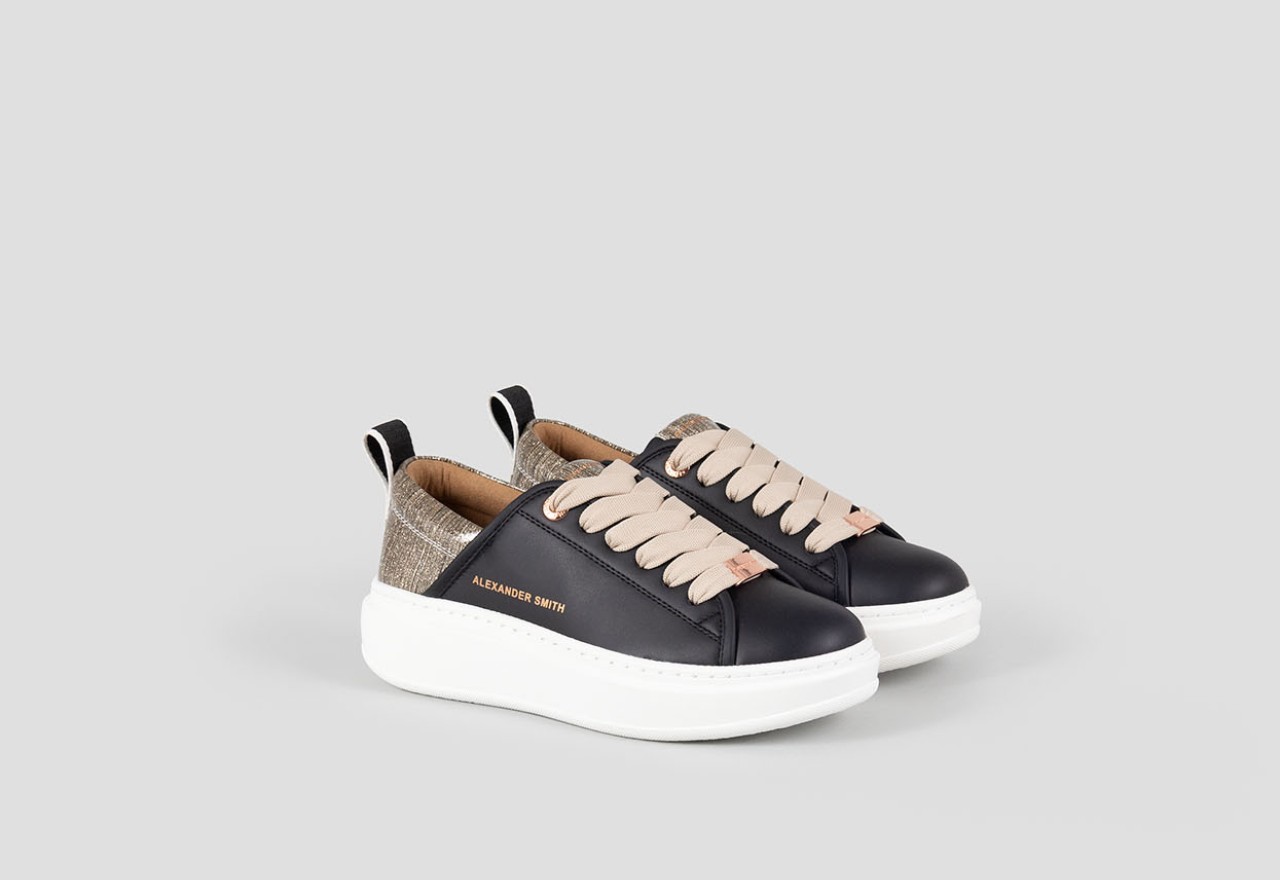 Alexander Smith ECO-WEMBLEY WOMAN BLACK GOLD Pezzi Unici