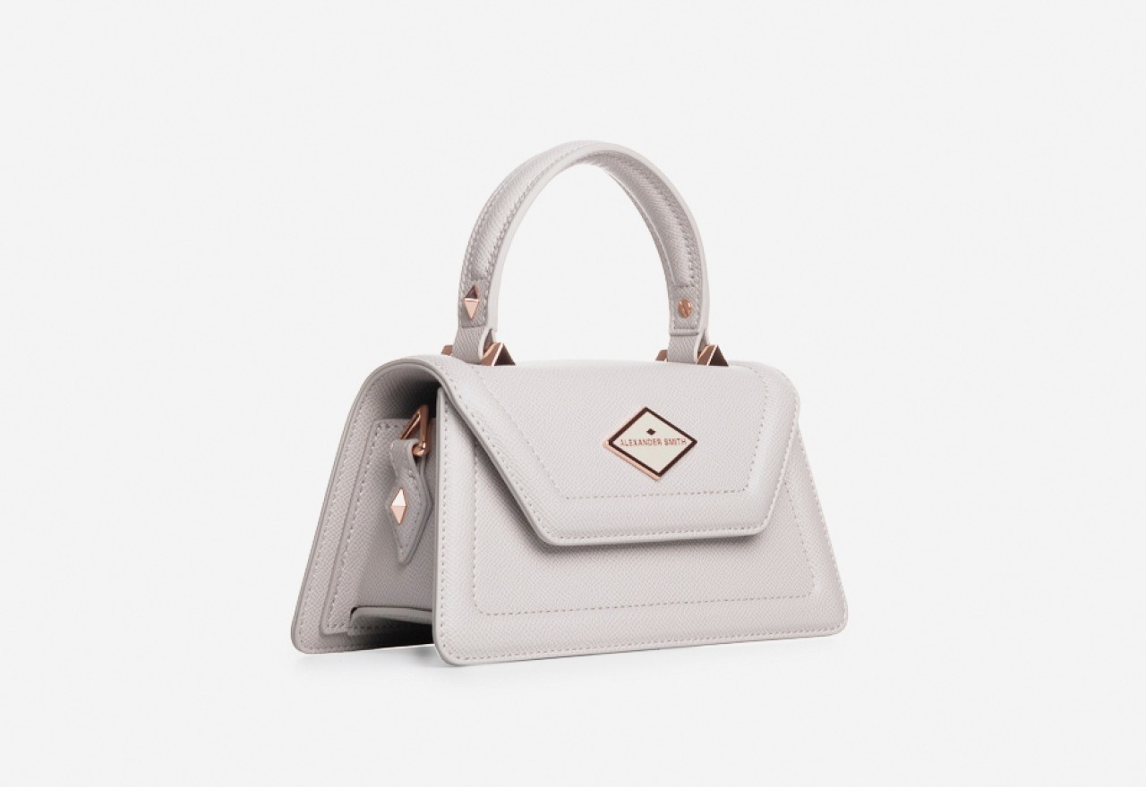 Alexander Smith ELIZABETH MINI - PASTEL GREY - PALMELLATO Affare Del Giorno