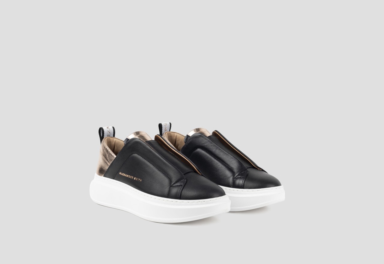 Alexander Smith WEMBLEY SLIP-ON WOMAN BLACK COPPER Fino Al -60%