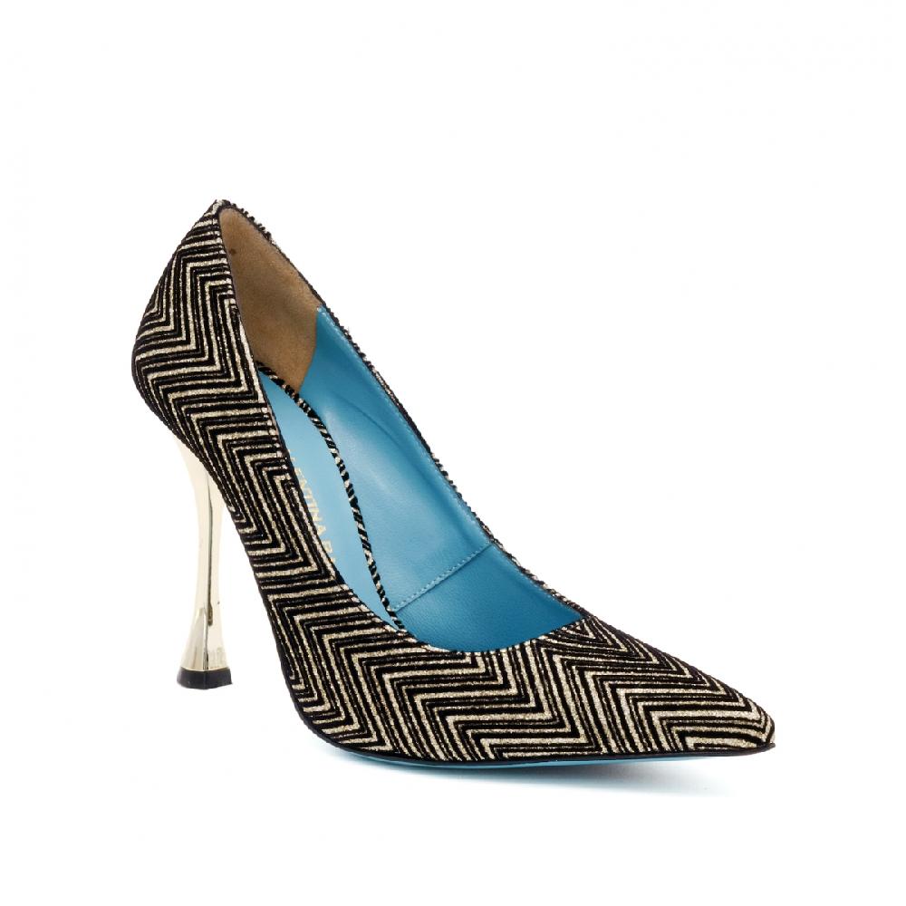 Amalfi by rangoni Décolleté Simply in velluto oro Economico