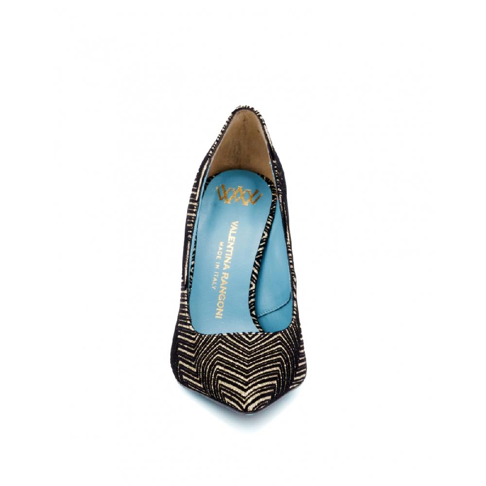 Amalfi by rangoni Décolleté Simply in velluto oro Economico