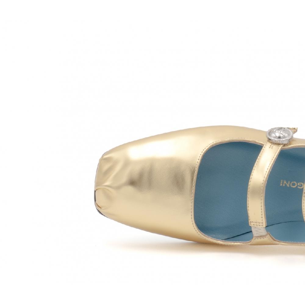 Amalfi by rangoni Ballerina Bambolina oro Offerte