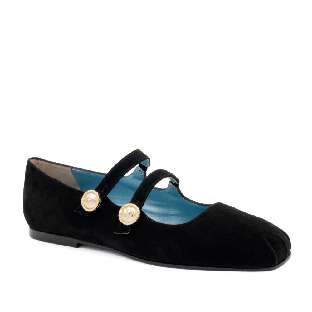 Amalfi by rangoni Ballerina Bambolina nera Vendita Economica