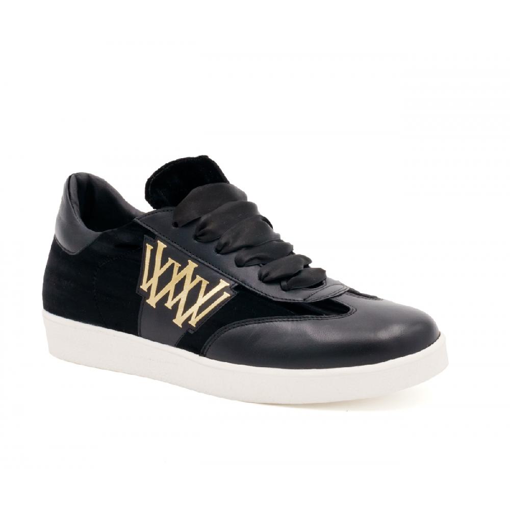 Amalfi by rangoni Sneakers Valetta velluto nero 2025
