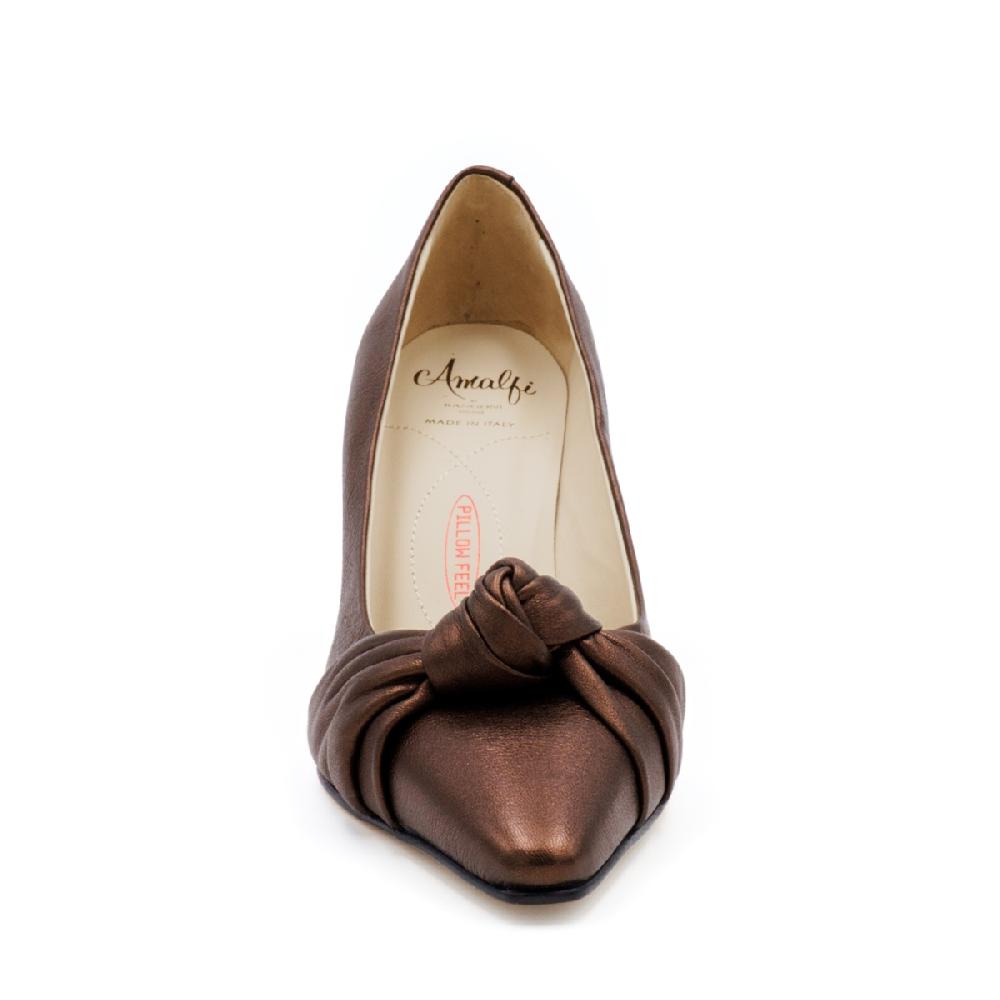 Amalfi by rangoni Décolleté Icaro bronzo Consegna Veloce