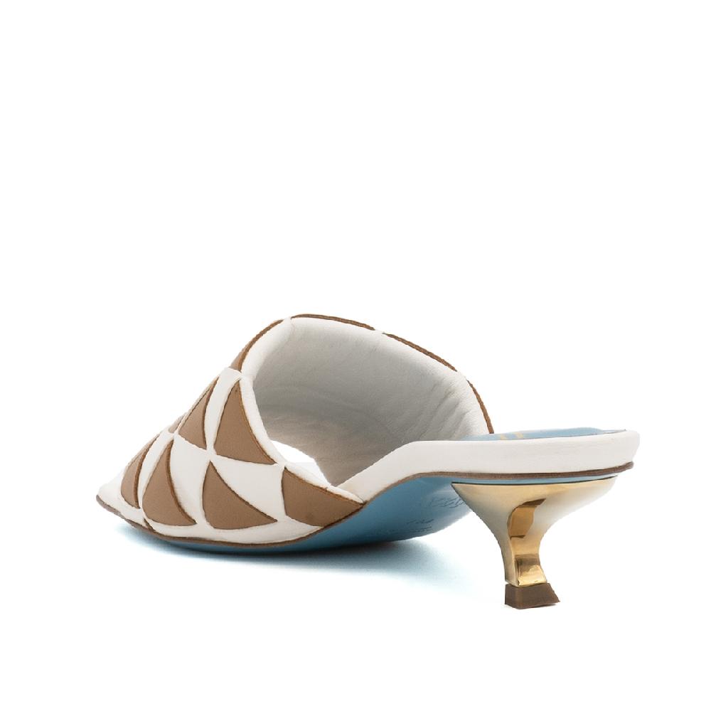 Amalfi by rangoni Mules Vicky bianche Pezzi Unici