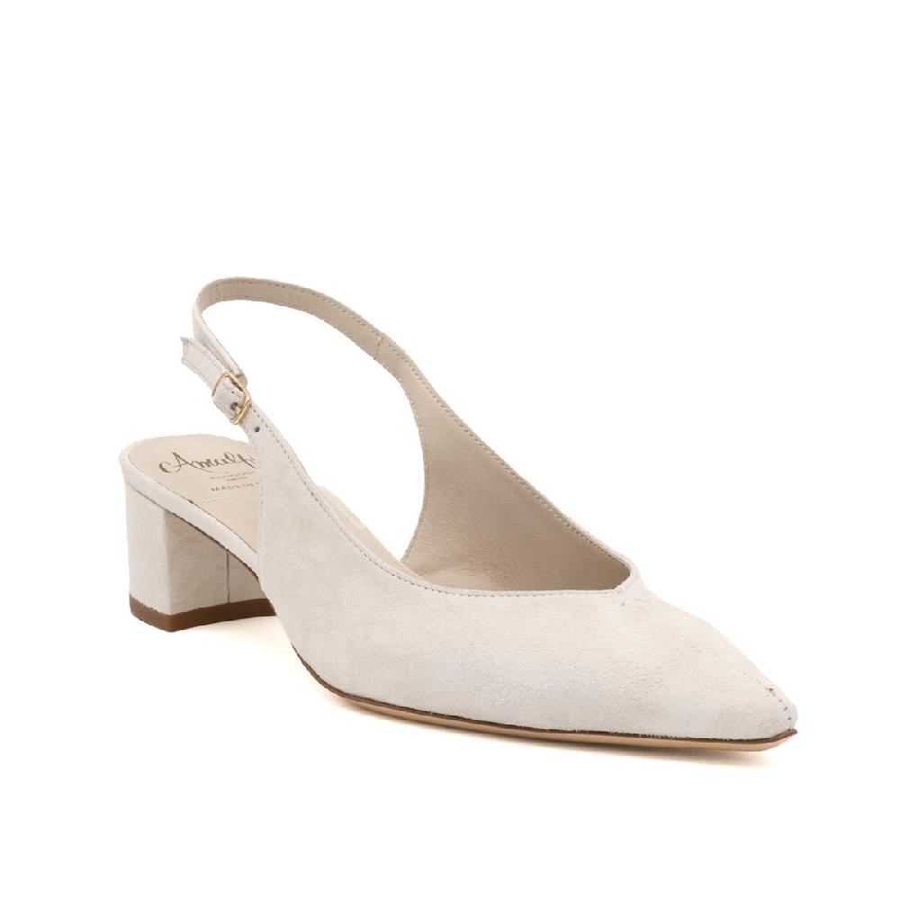 Amalfi by rangoni Slingback Panarea bianche Italy