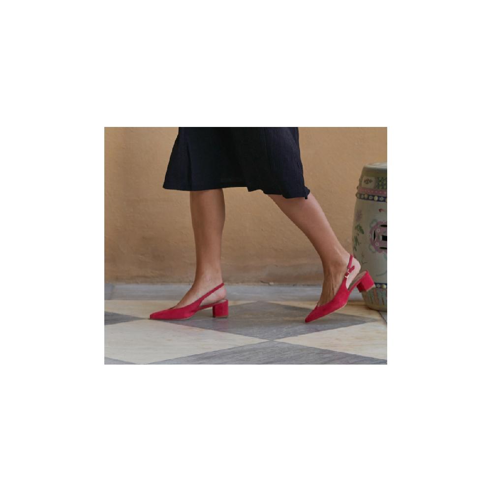 Amalfi by rangoni Slingback Panarea rosse Italia