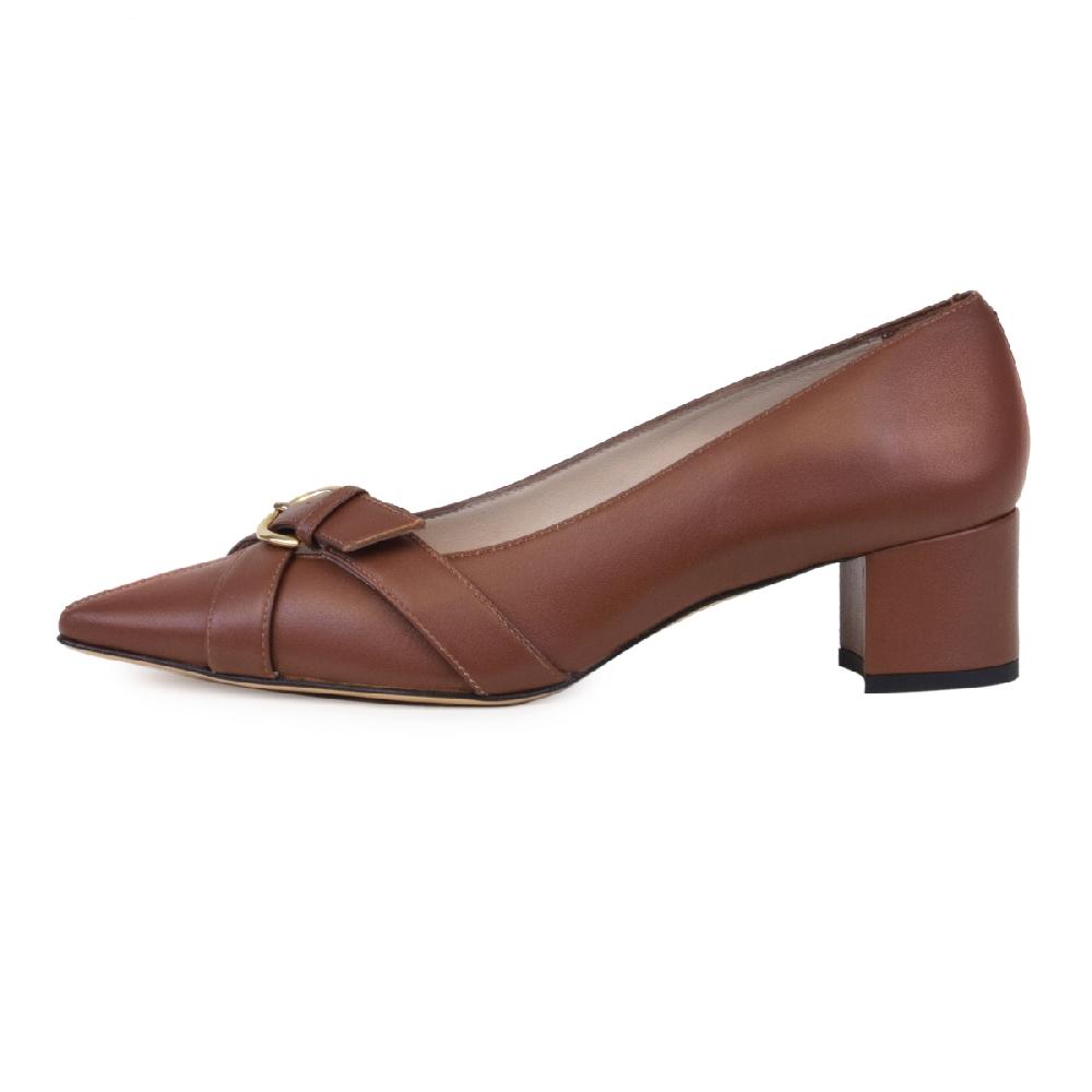 Amalfi by rangoni Décolleté Pacifico marrone Nuova