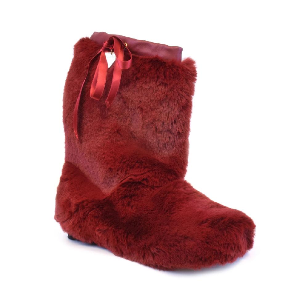 Amalfi by rangoni Stivaletto da casa Fluffity rosso Outlet