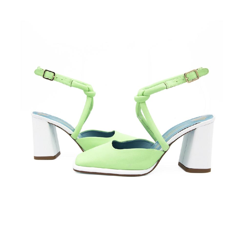 Amalfi by rangoni Décolleté slingback Elba verde Nuova